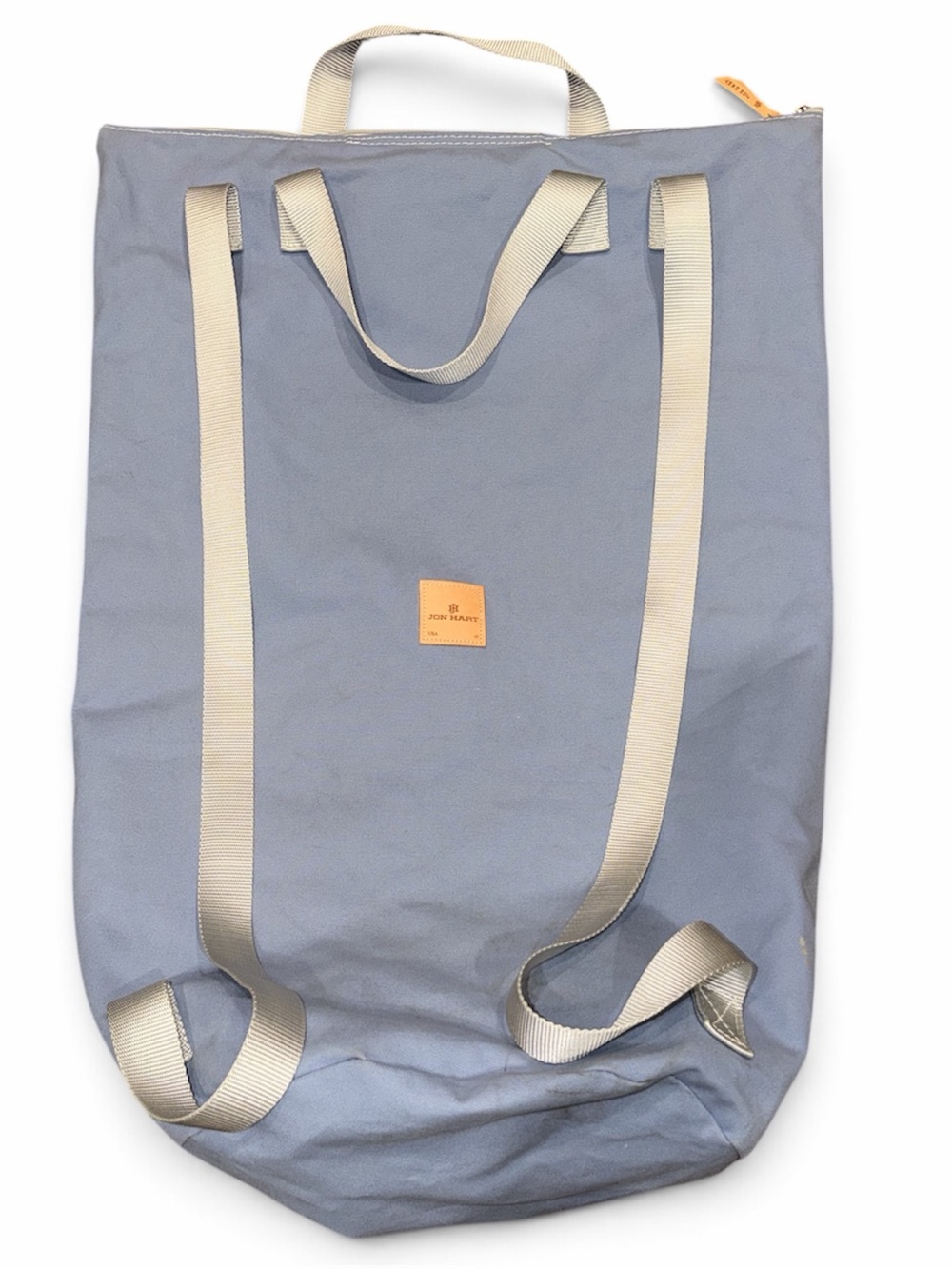 Jon Hart Periwinkle Canvas Convertible Backpack Tote. Personalized (Emma)